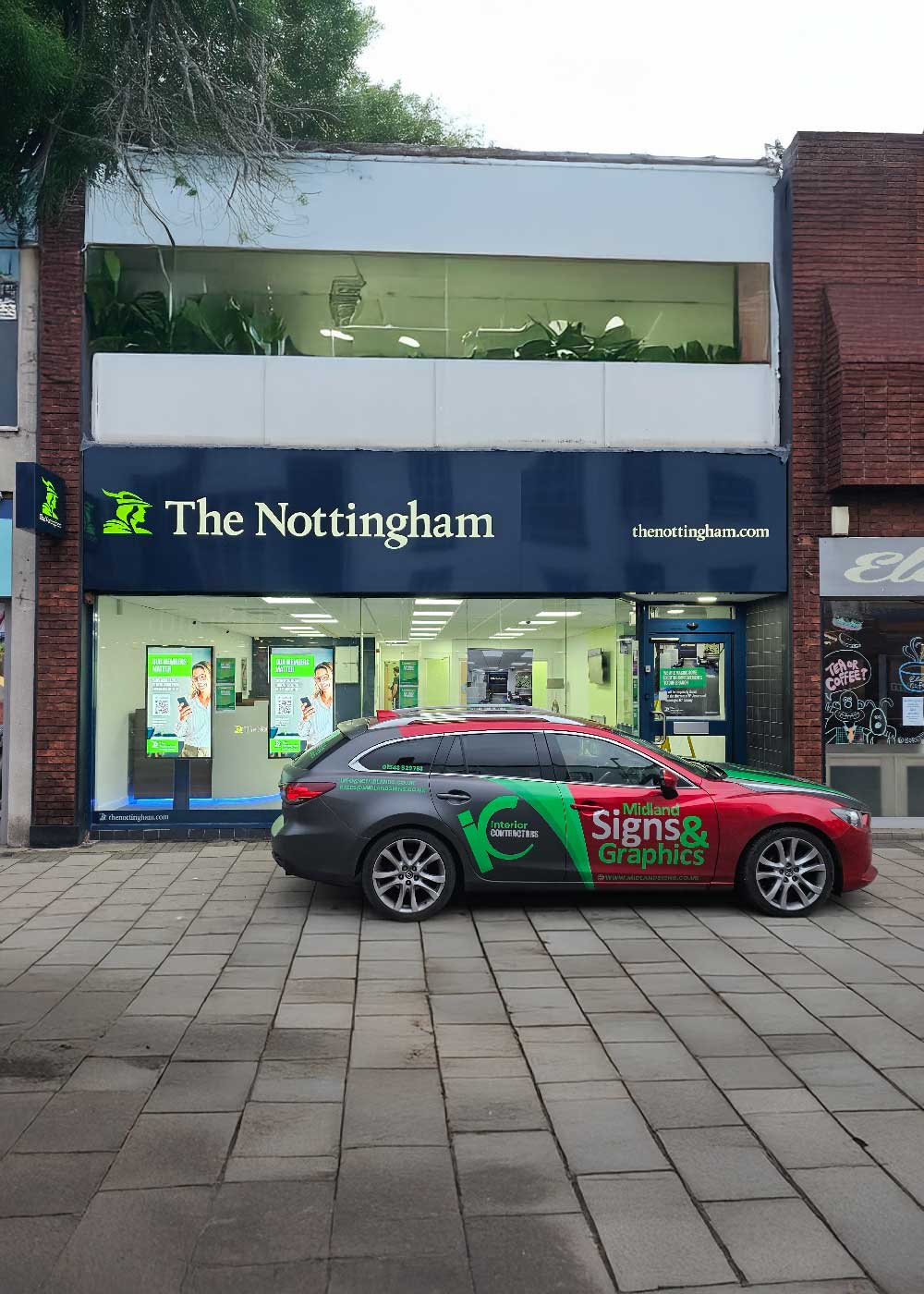 Midland sign and graphics car